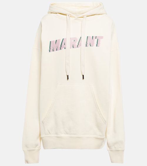 Logo cotton-blend hoodie