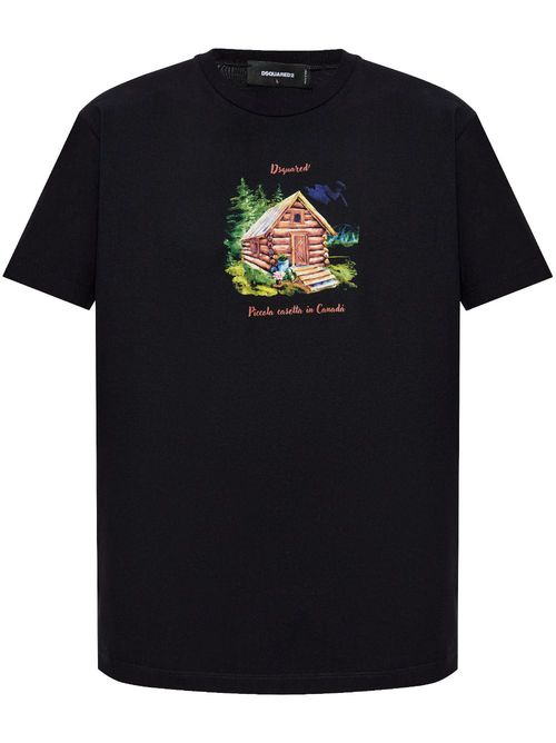 Printed T-shirt - Black