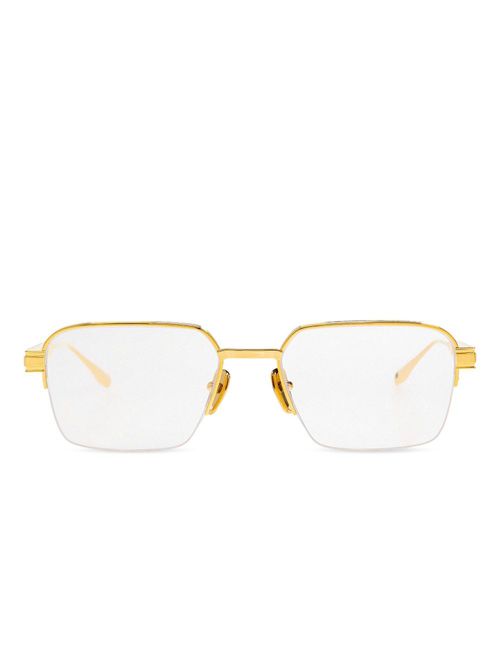 Balmain Eyewear rectangle-frame glasses - Gold