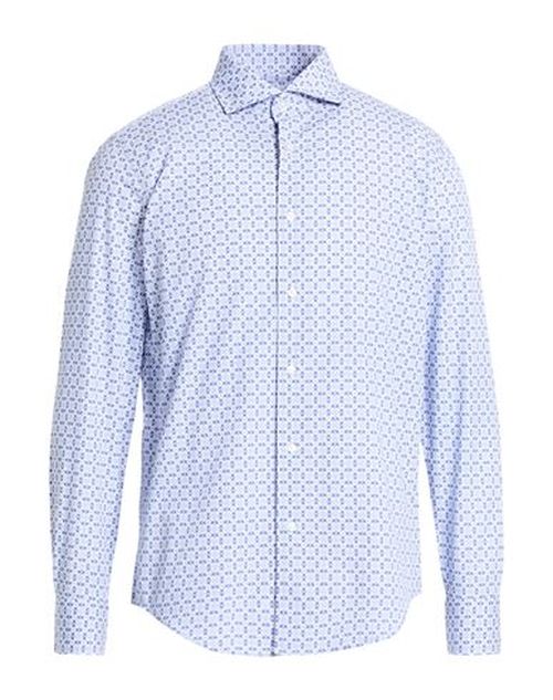 Man Shirt Blue Size 16 Cotton
