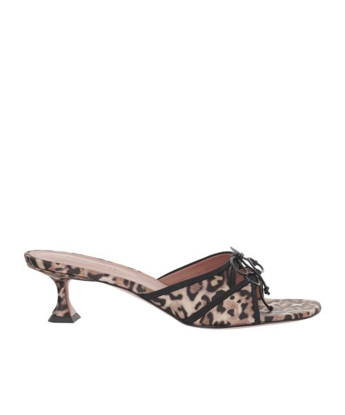 Round-toe high-heeled sandals