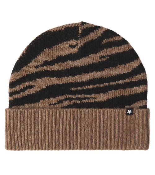 Molo Kipp zebra-print wool-blend beanie