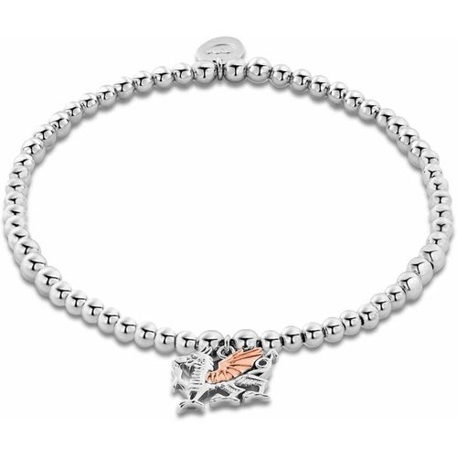 Royal Clogau® Sterling Silver Welsh Dragon Affinity Bracelet