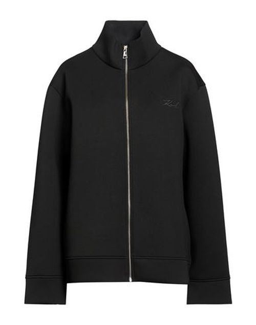 Woman Sweatshirt Black Size XS Polyester, Viscose, Elastane