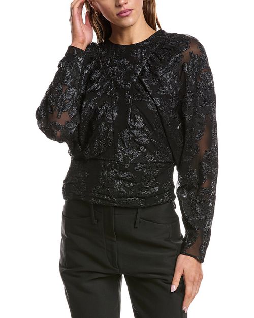 Mabel Silk-Blend Top