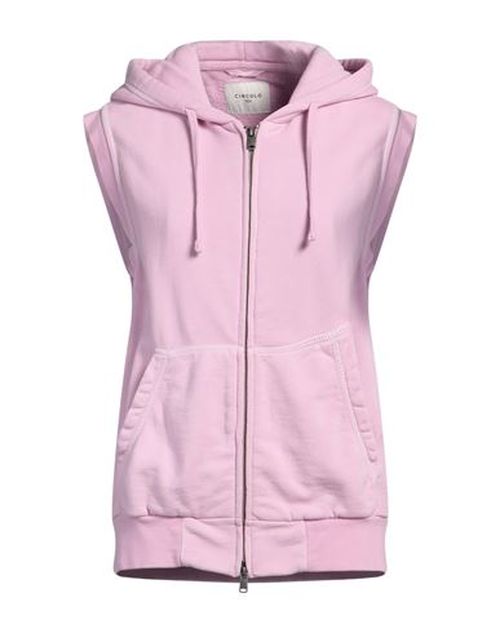 Woman Sweatshirt Pink Size M Cotton