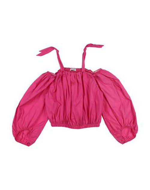 Kid Girl Top Fuchsia Size 12 Cotton