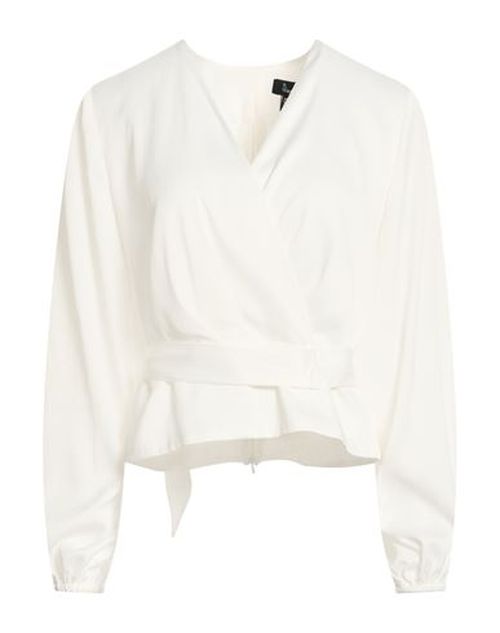 Woman Top White Size 10 Polyester