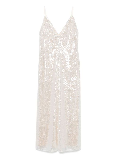 Sequinned dress - Neutrals