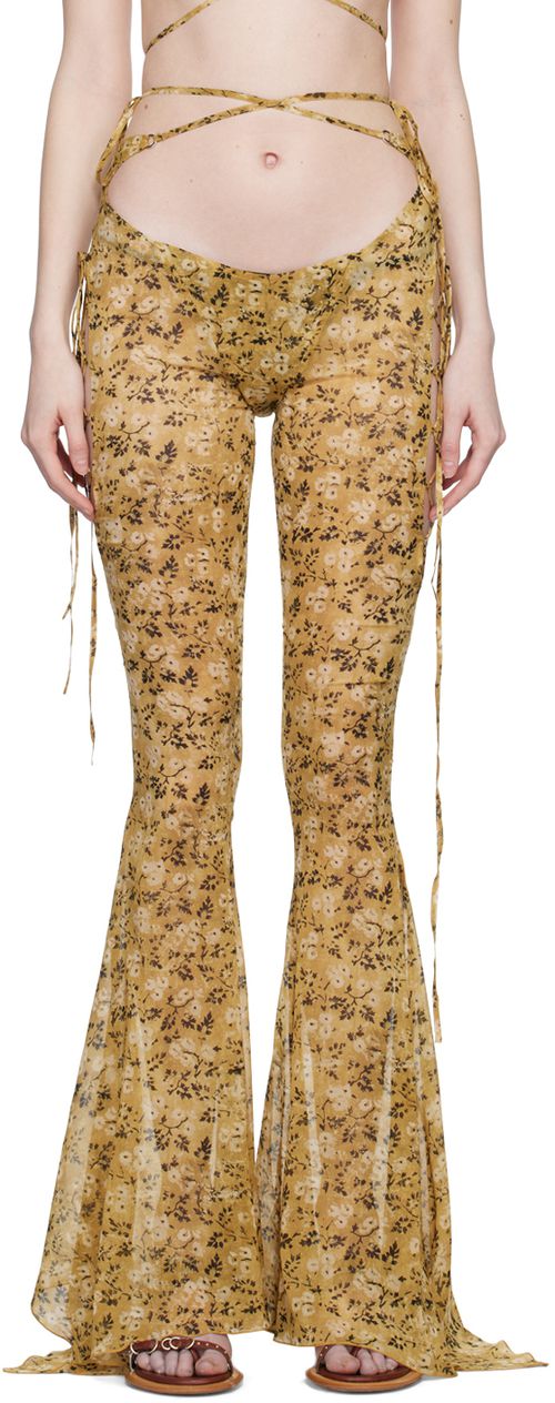 Beige Glimmer Slacks