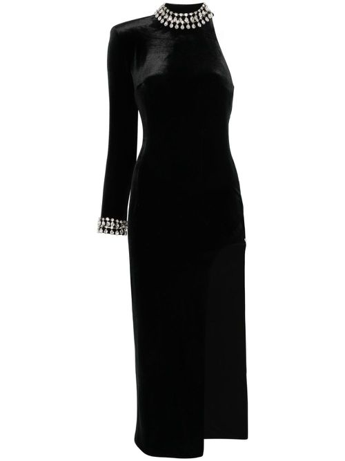 Crystal-embellished dress - Black