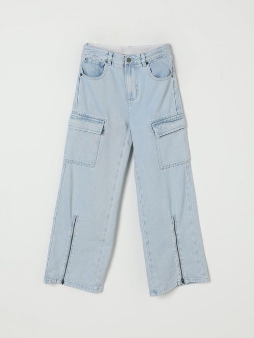 Pants Kids color Blue
