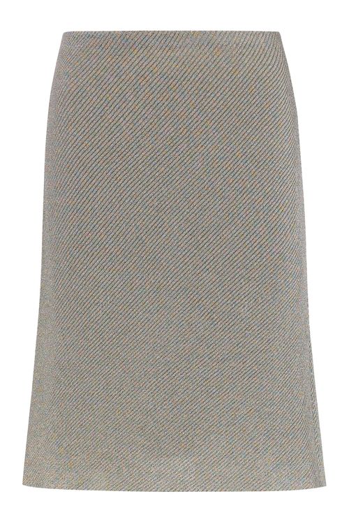 Mini Knit Skirt with Lurex Detail