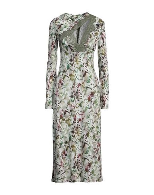 Vaillant Woman Midi dress Military green Size 6 Polyester