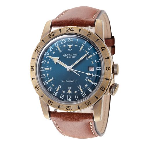 Airman Vintage The Chief Purist Automatic Blue Dial Mens Watch GL0414