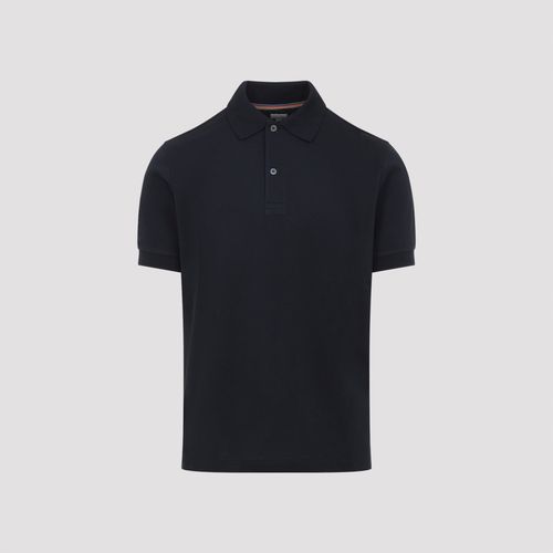 Cotton 'Artist Stripe' Placket Polo Shirt