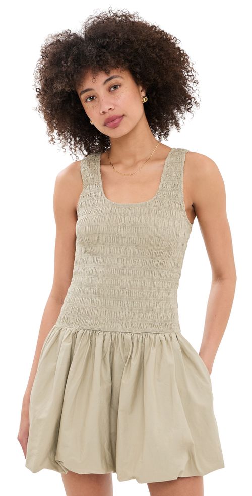Ilona Bubble Hem Dress Mist