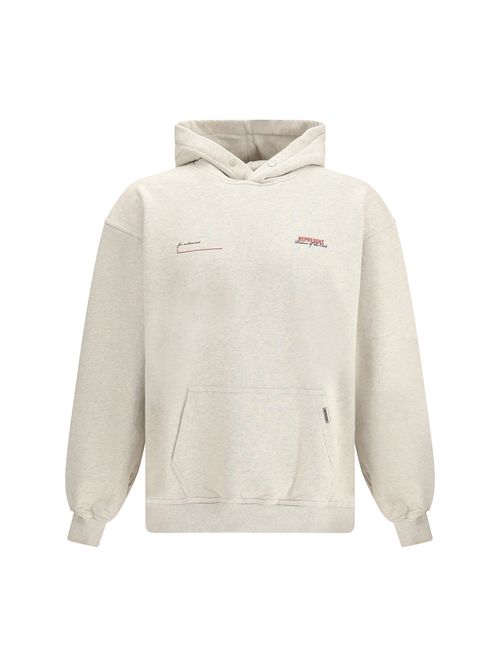 Cotton Jersey Hoodie — Beige