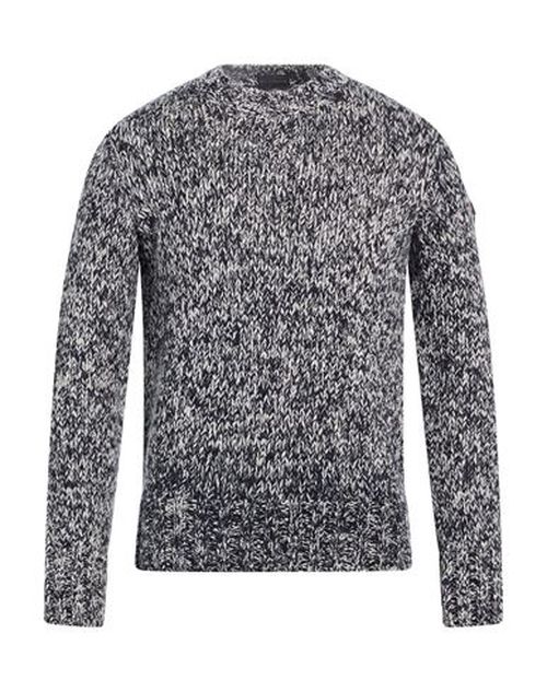 Man Sweater Black Size XXL Wool, Nylon, Viscose