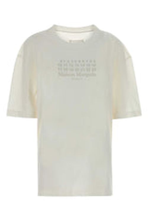 Logo-Embroidered Cotton T-shirt — White