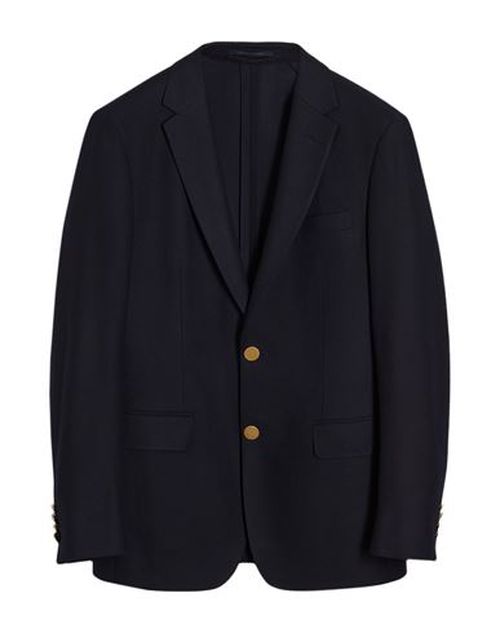 Man Blazer Midnight blue Size 36 Wool, Cashmere