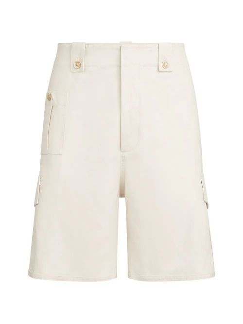 Men's Cotton Linen Bermuda Shorts