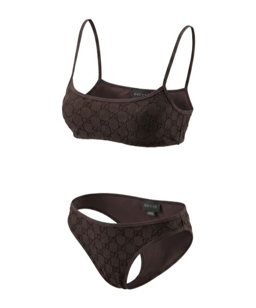 GG stretch jersey bikini