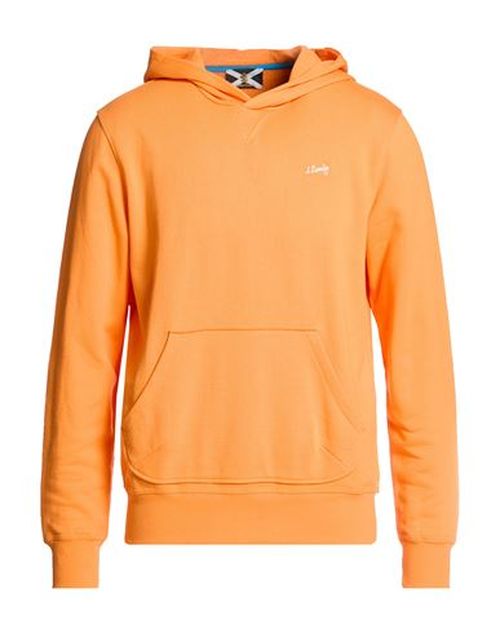Man Sweatshirt Orange Size M Cotton
