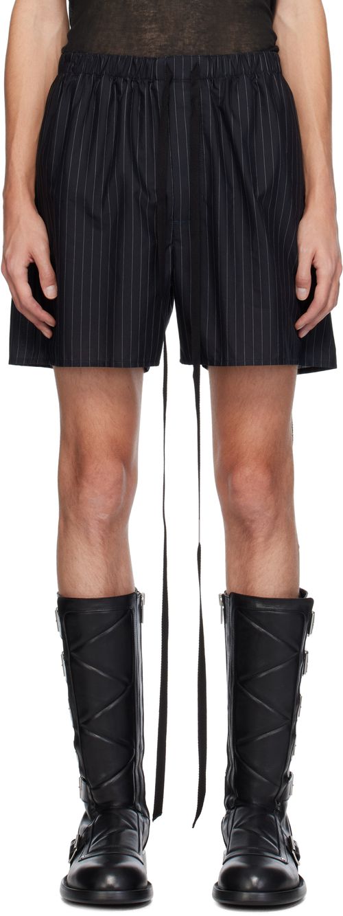 Ann Demeulemeester Black Laureis Boxer Shorts