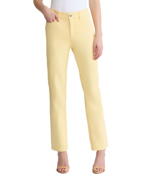 Women's Mid-Rise Straight Jeans - Cornsilk