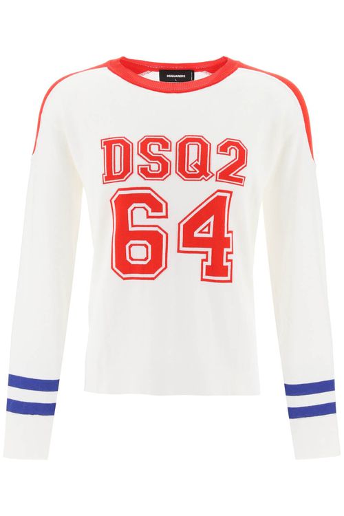 -Pullover Football Dsq2 64-Uomo