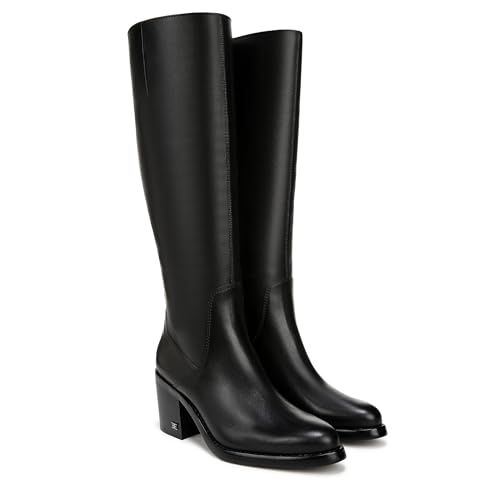 Sam Edelman Women's Soyer Western Boot Black Leather