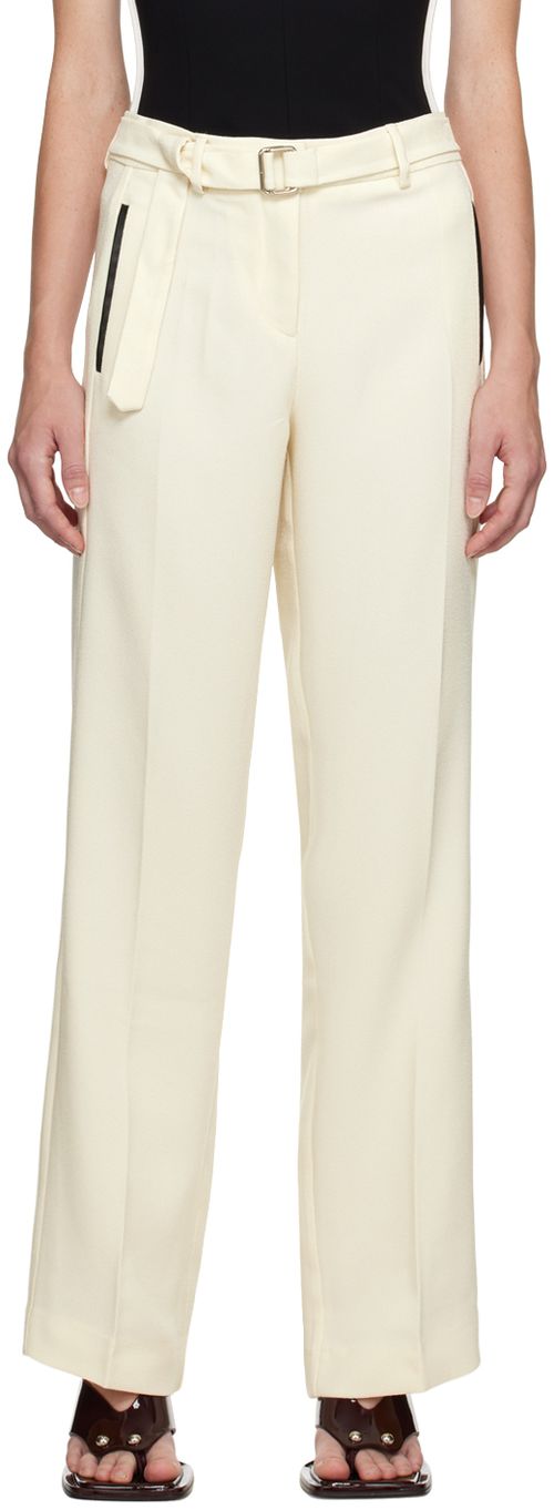Off white basil slacks