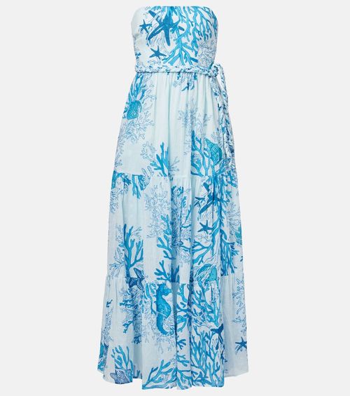 Thelma printed cotton maxi dress