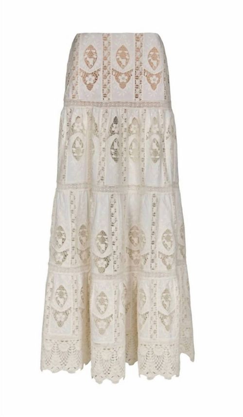 Women's Highlighted Fields Skirt In Ecru