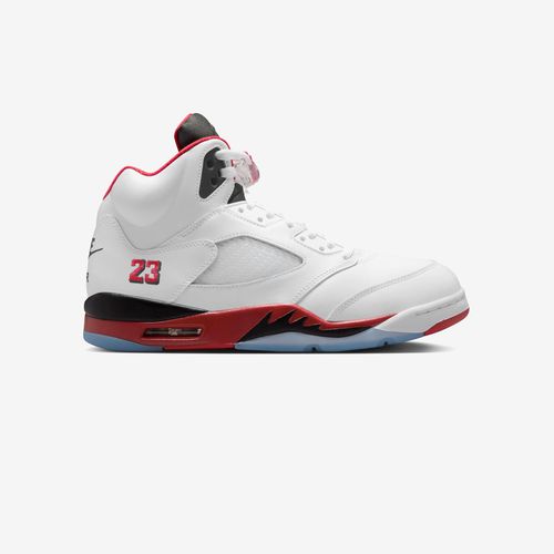 Jordan Air Jordan 5 Retro OG - WHITE/FIRE RED-BLACK - unisex