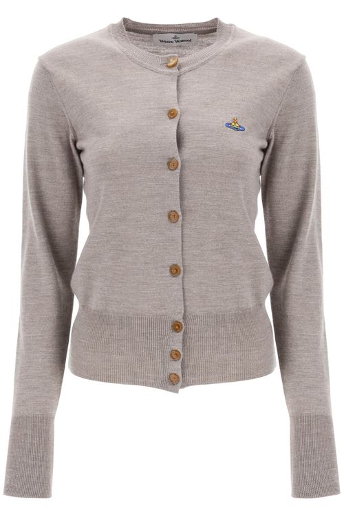 Bea Cardigan With Embroidered Logo