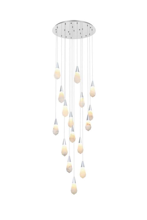 Chrome LED Pendant from the Amora Collection