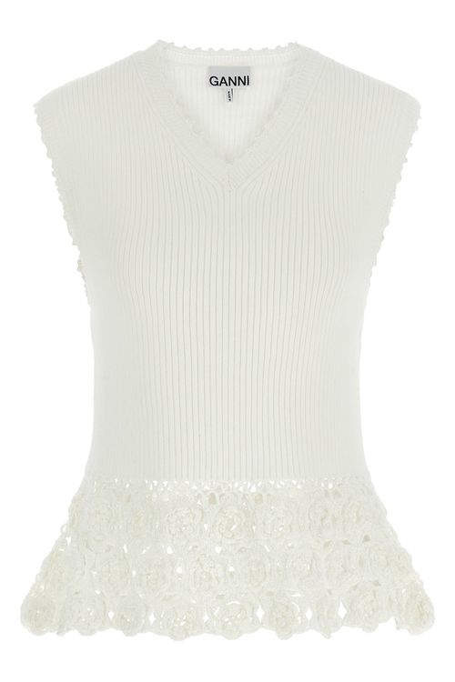 'Cotton Crochet' Vest