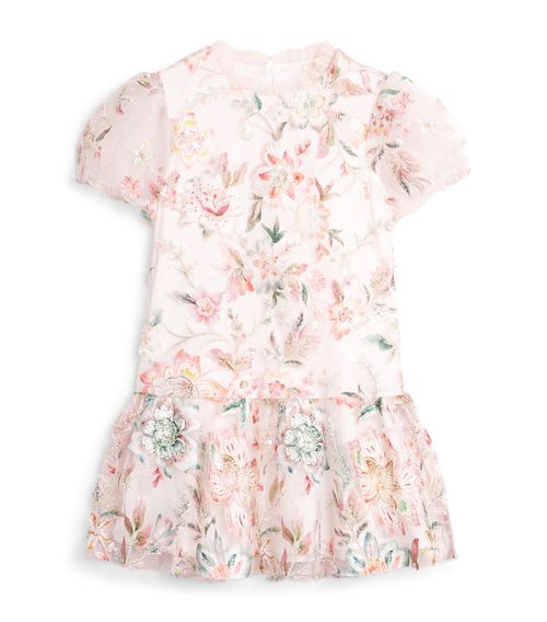 Beaded Floral Veronica Dress