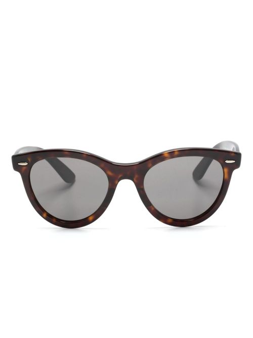 Wayfarer Way round-frame sunglasses - Brown
