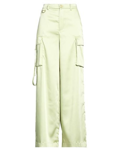 Woman Pants Light green Size 6 Polyester, Elastane