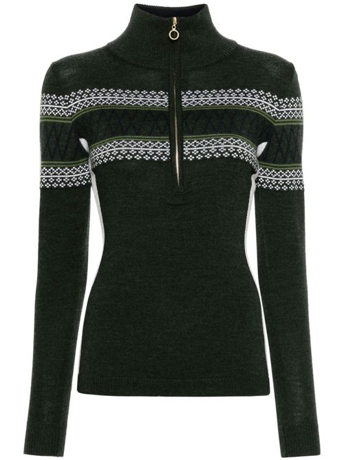 Zip-up sweater - Green