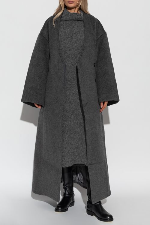 Wool Coat, Women's, Grey