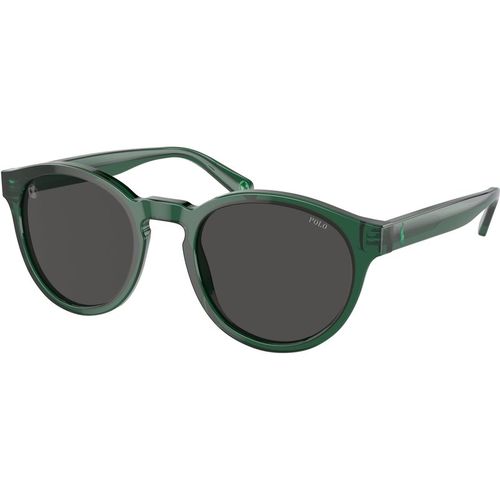Polo Ralph Lauren Man Polo Ralph Lauren PH4192 608487 Sunglasses Acetate Green Grey Round Norma