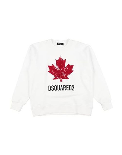 Kid Boy Sweatshirt White Size 12 Cotton, Nylon