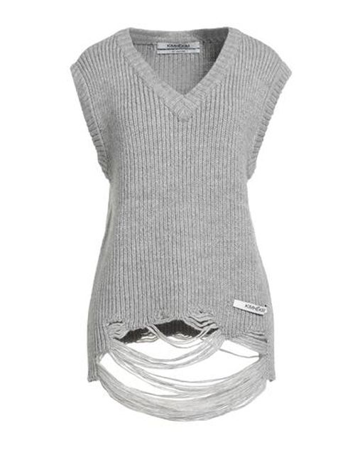 Woman Sweater Grey Size L Acrylic, Alpaca wool, Wool