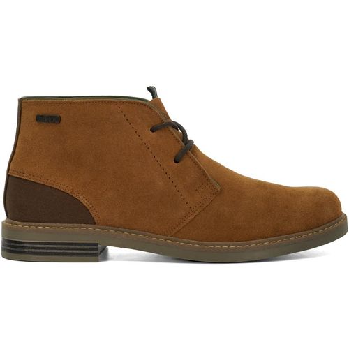 Dune London Barbour Mens Readhead - Lace-Up Chukka Boots - Beige Suede