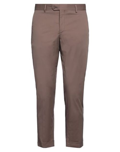 Man Pants Khaki Size 34 Cotton, Polyamide, Elastane