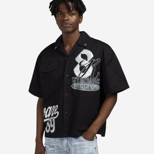 Men's Crop Wilds Short Sleeve Woven Shirt in Black